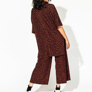 Lex Ribbed Playsuit in Leopard in Large from Dressed in Lala❤️✨🐆